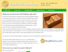 Tablet Screenshot of bitcoingiftcard.org